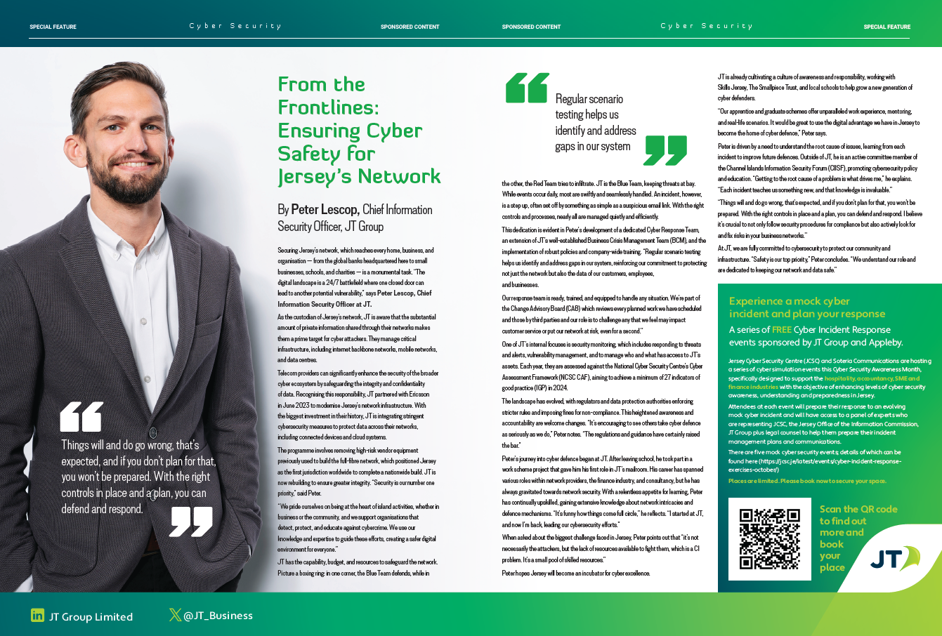 Article from JT about Cyber Security